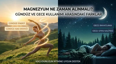 Magnezyum Ne Zaman Alınmalı? Gündüz ve Gece Kullanımı Arasındaki Farklar