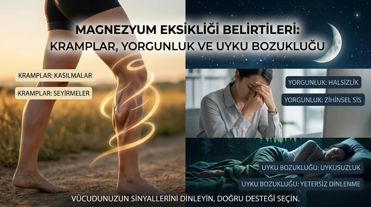 Magnezyum İhtiyacı: Kas Fonksiyonu, Enerji ve Günlük Zindelik